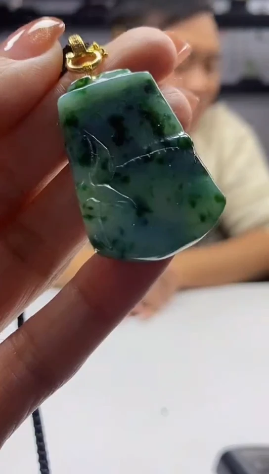 【闪购商品】翡翠颈饰未镶嵌缅甸翡翠A货/1-14