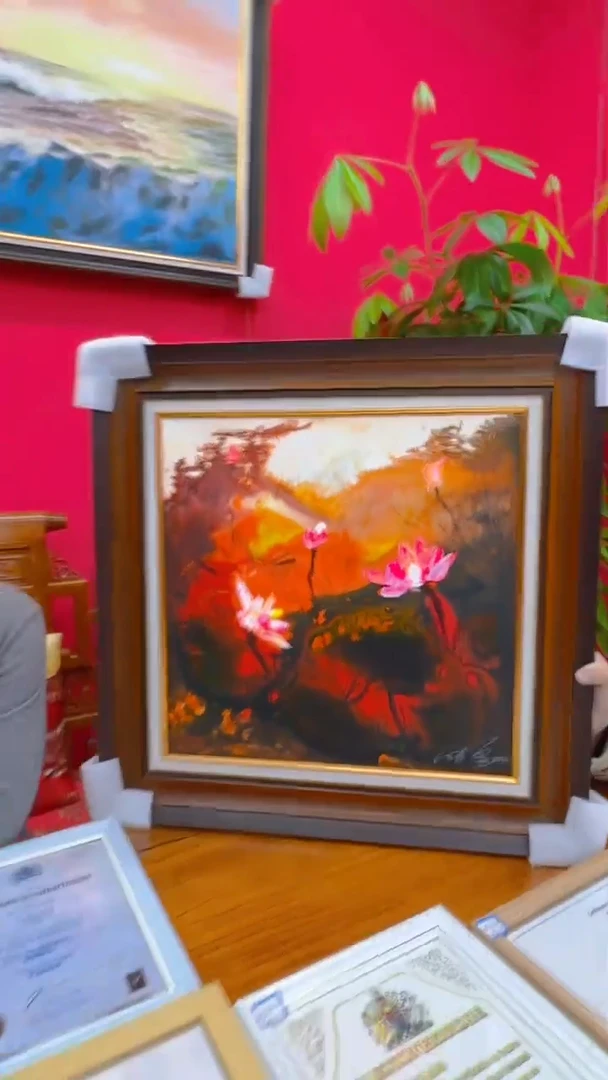 【闪购商品】国画张勇手绘油画