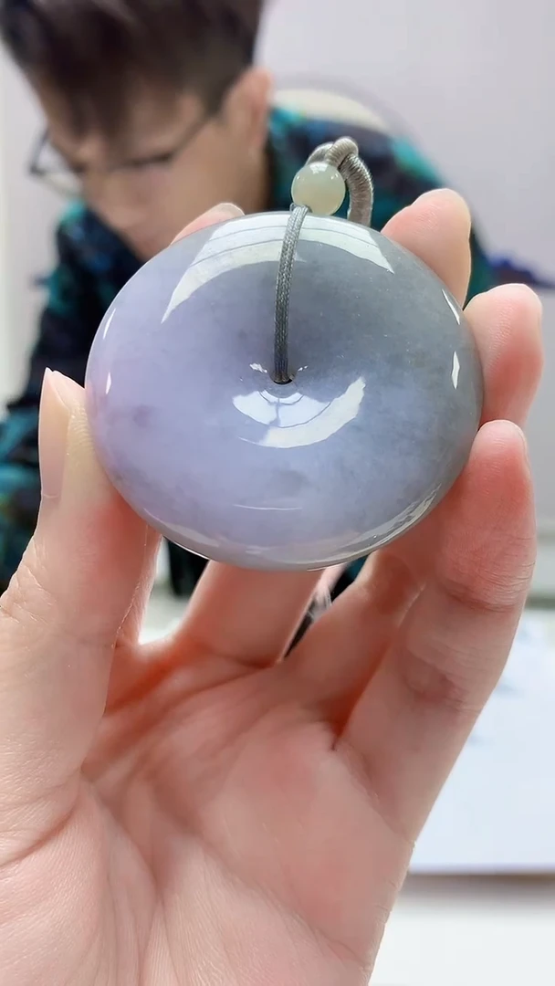 未镶嵌定制翡翠5159zm-毛货挂件扣子63