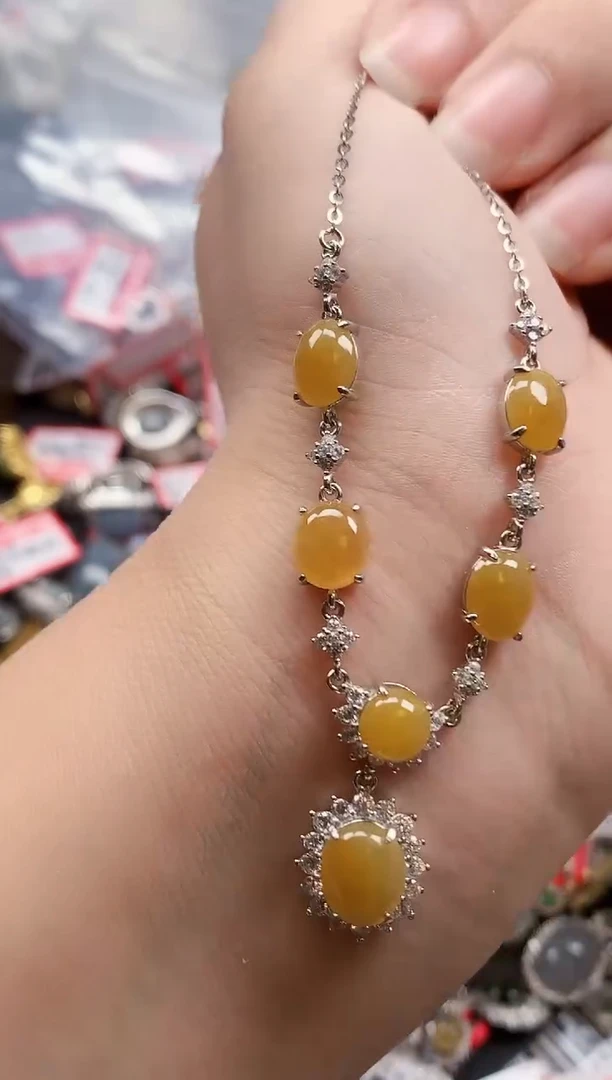 银S925镶嵌戒指翡翠天然A货缅甸翡翠