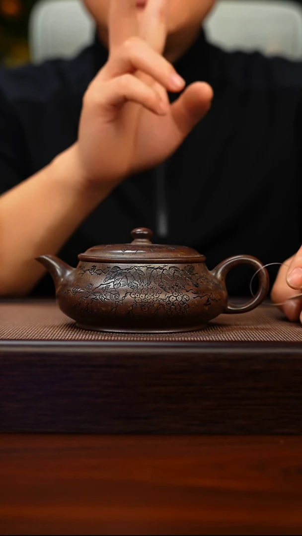茶壶紫砂原矿紫砂手工茶壶