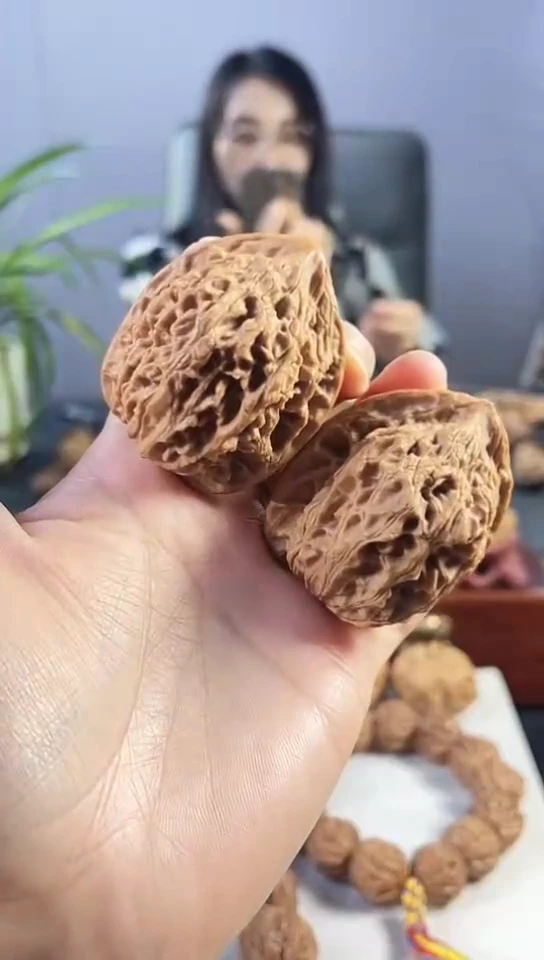 把件文玩核桃60号鸡心