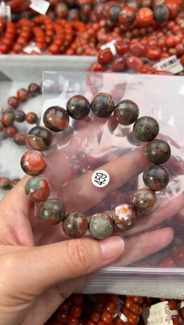 南红玛瑙手串未镶嵌14+