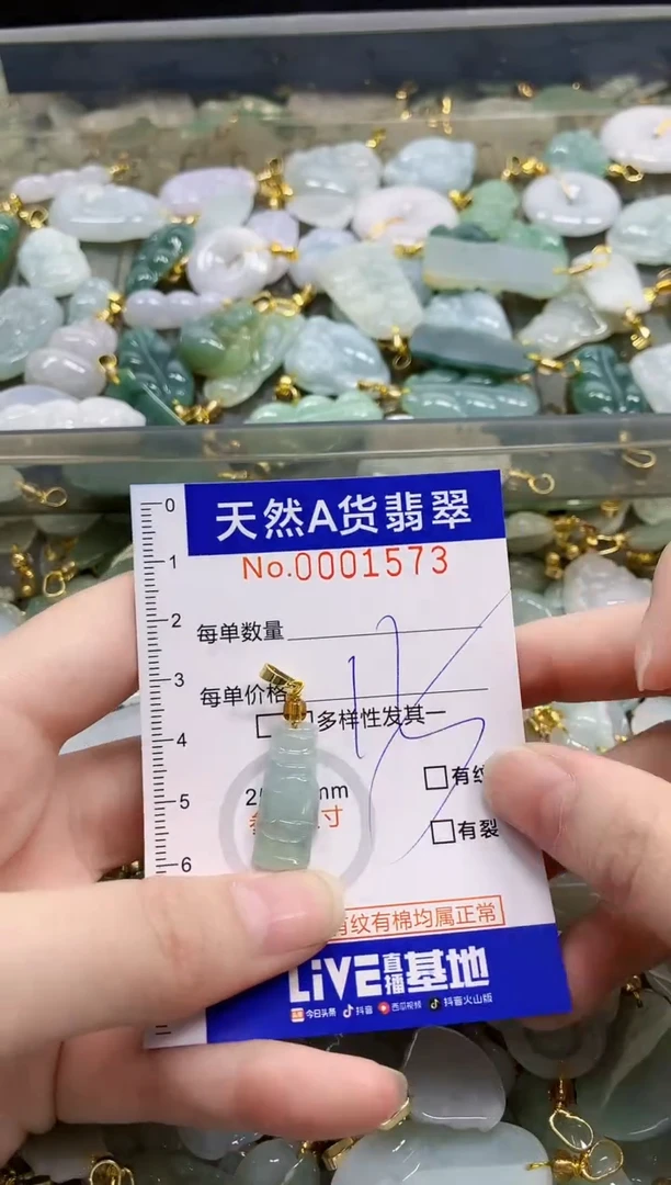 颈饰未镶嵌翡翠天然A货翡翠