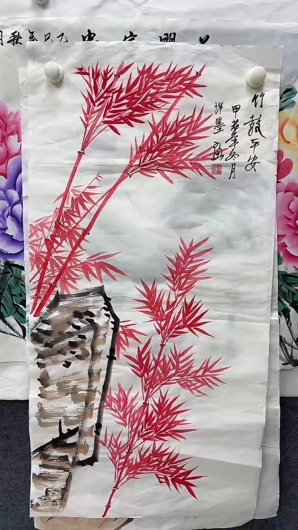联诺书画年画年画红烛