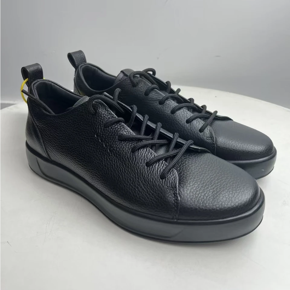 男士皮鞋单鞋时尚黑色休闲鞋百搭透气02