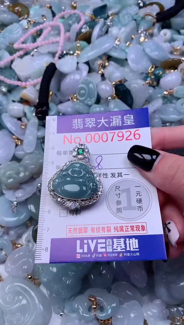 颈饰未镶嵌翡翠7926