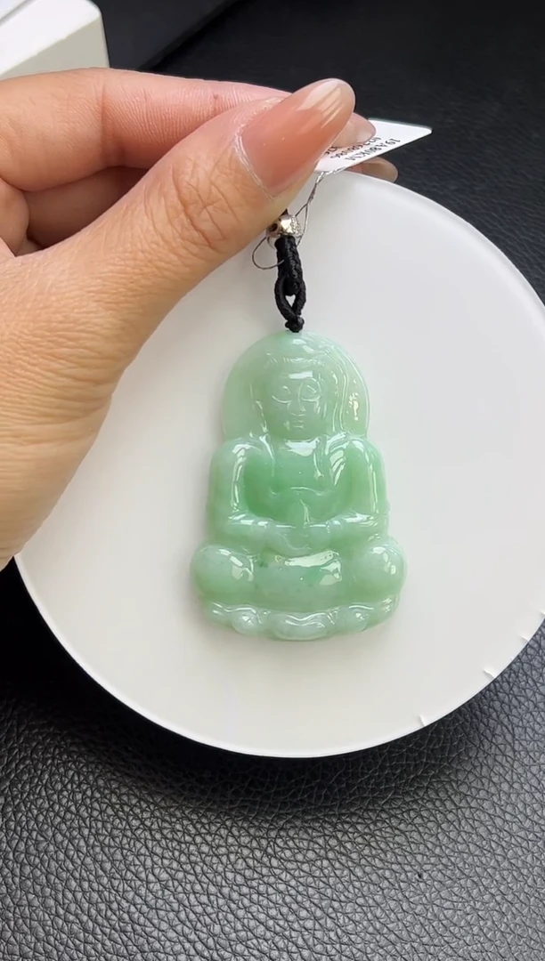 【闪购商品】翡翠颈饰未镶嵌YM1076-2 观音