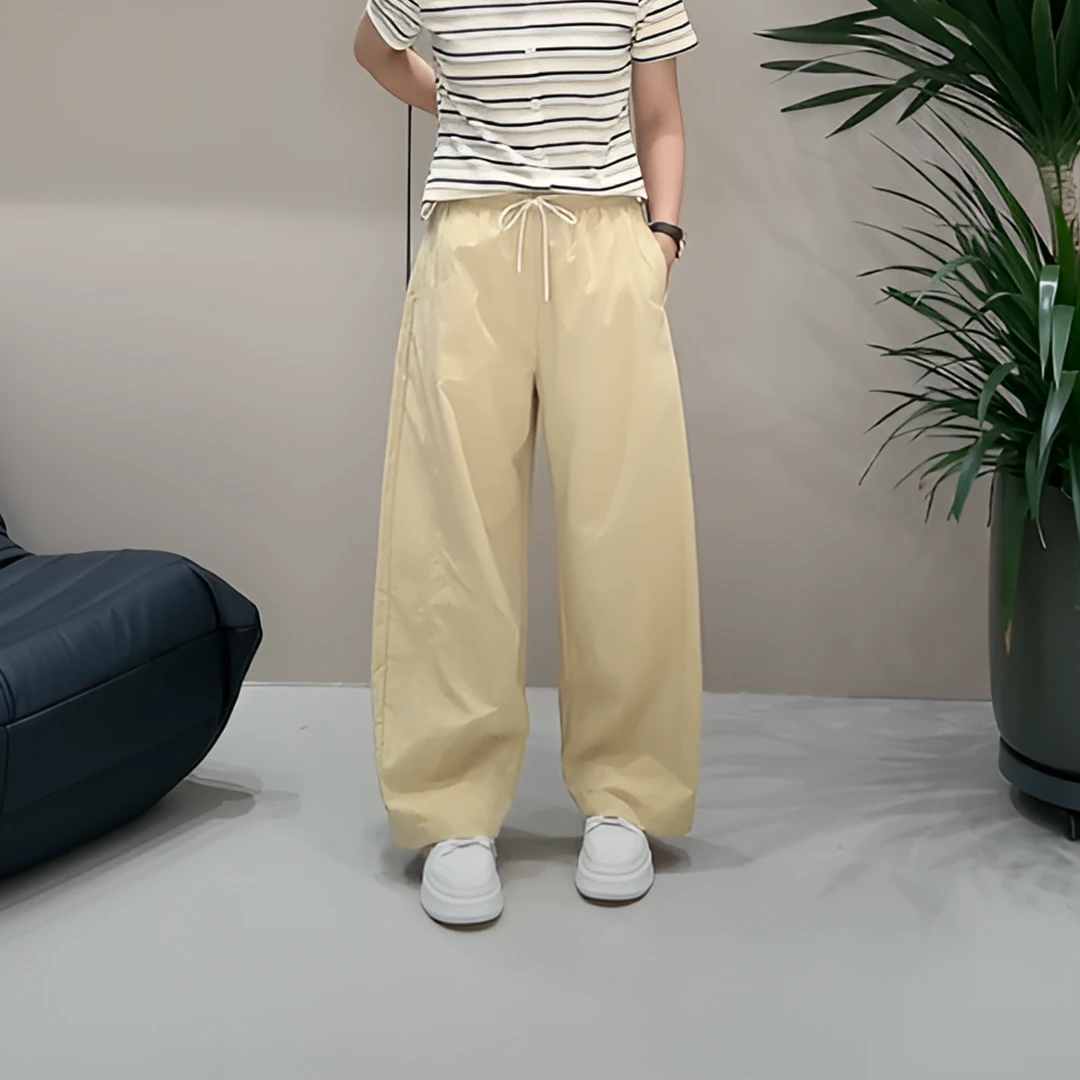 【春夏新款】高端欧货气球弯刀裤0018