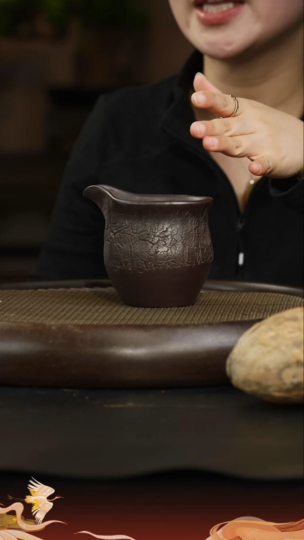 茶壶紫砂27 公道杯【100%纯石红】