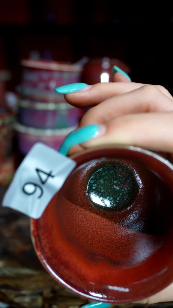 摆件精品窑变钧瓷茶器