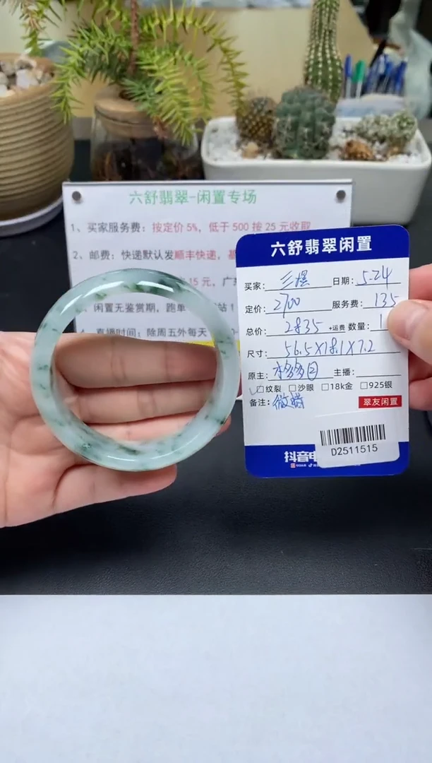 翡翠手镯未镶嵌D2511515