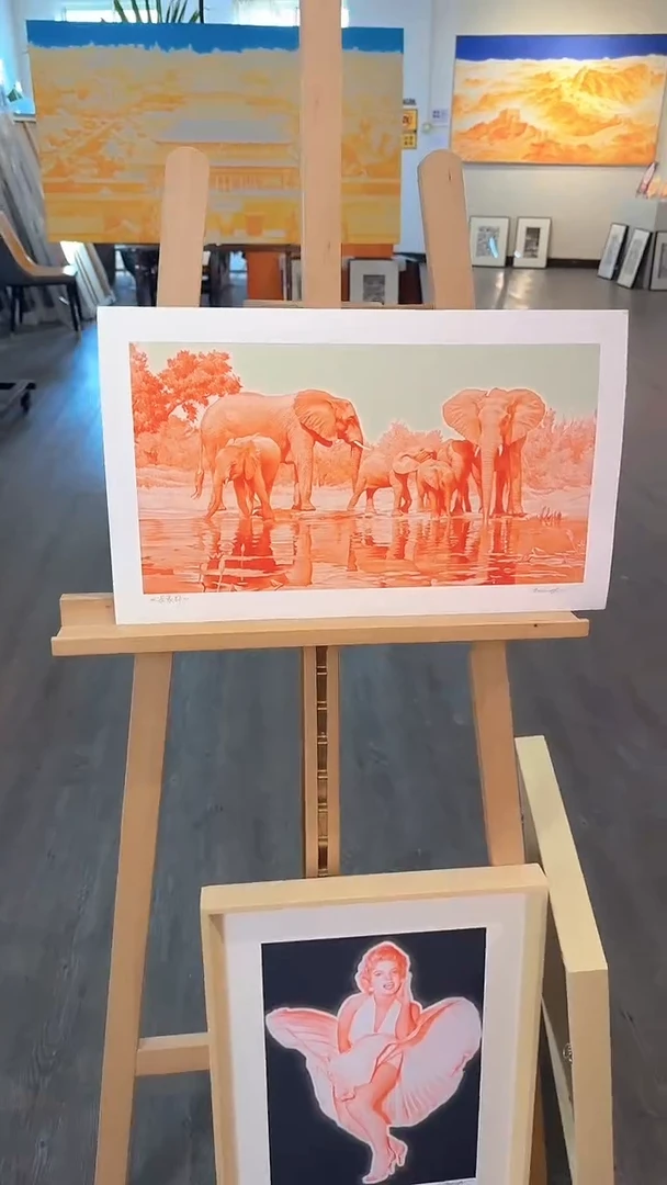 版画冯丽鹏版画系列