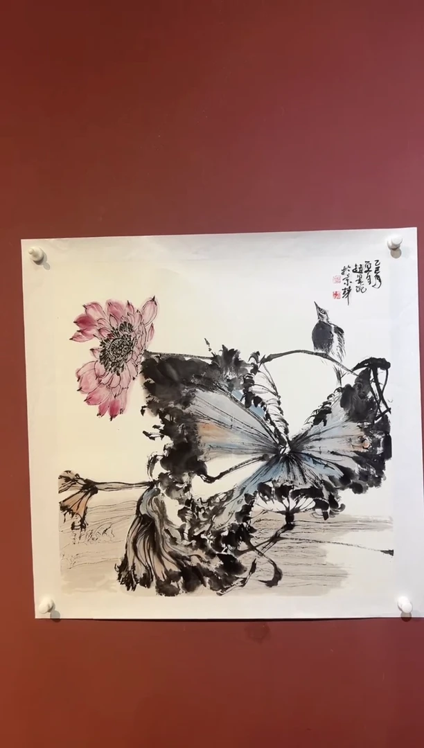 国画赵昱涴老师花鸟精品