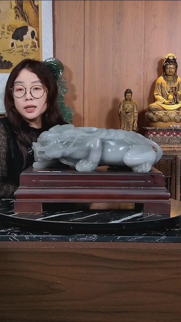 玉居家商务貔貅摆件