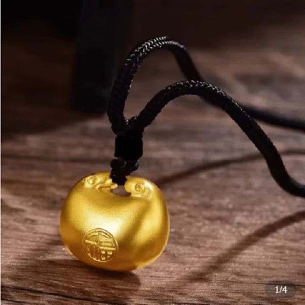 古法福牌小胖福好运珠 创意饰品