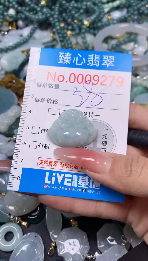 【闪购商品】翡翠颈饰未镶嵌含绳0009279
