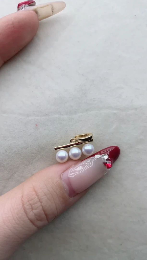 【闪购商品】淡水珍珠吊坠银S925镶嵌Y65