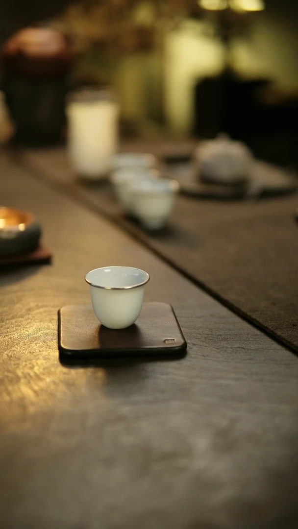阿眠     陋影素胎包银口单杯