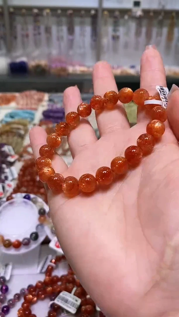 未镶嵌手链长石多样性发其一金太阳9+