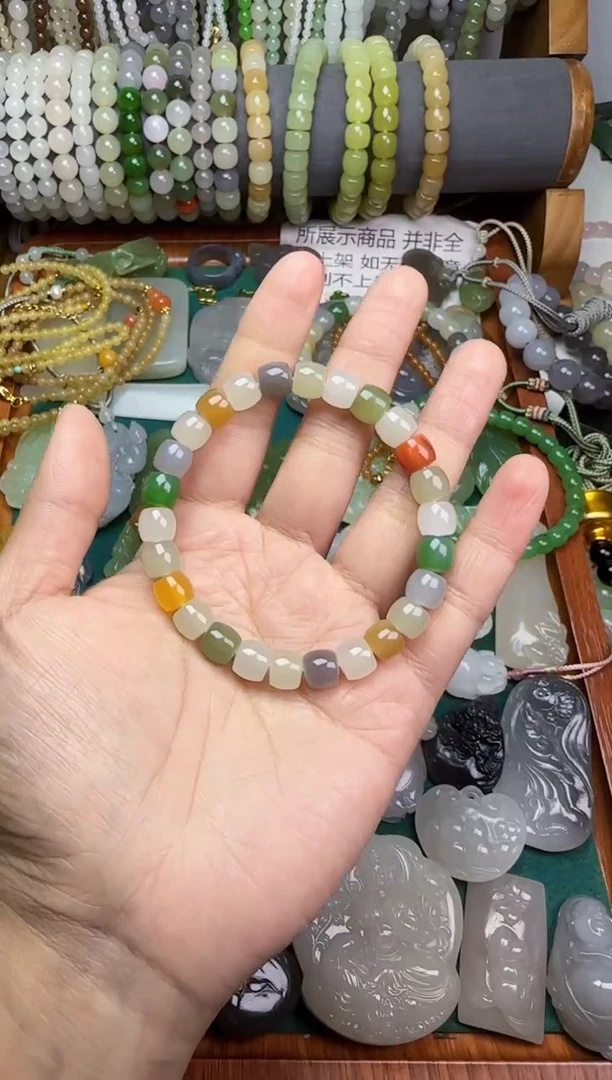 【闪购商品】和田玉无未镶嵌多宝手串