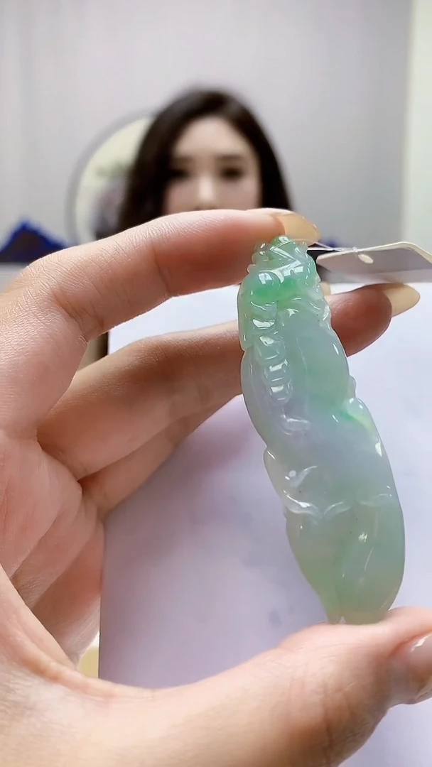 未镶嵌定制翡翠4829MM-毛货挂件27