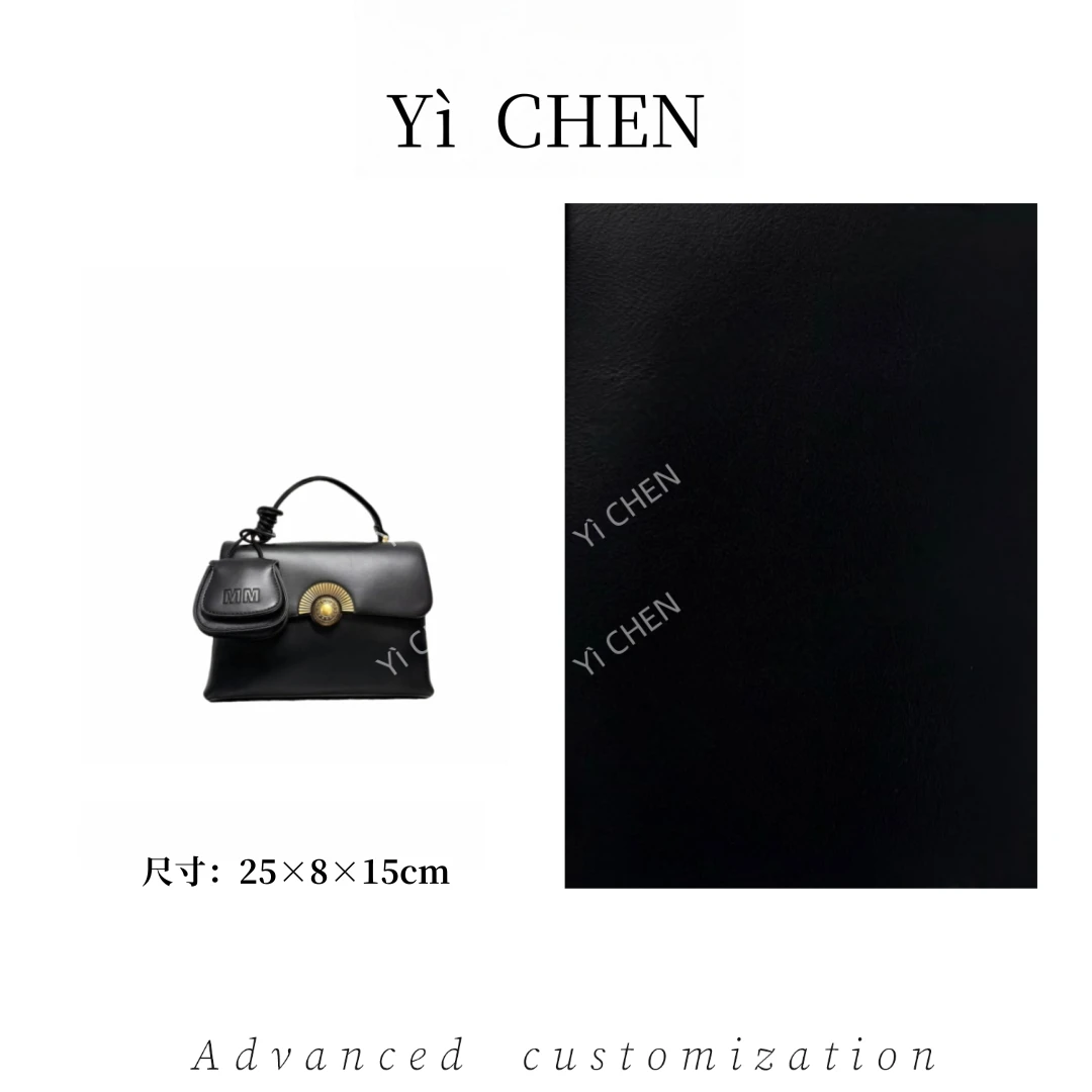 【Yì CHEN】SD-6001-黑色 简约时尚女士新款轻奢单肩斜跨包
