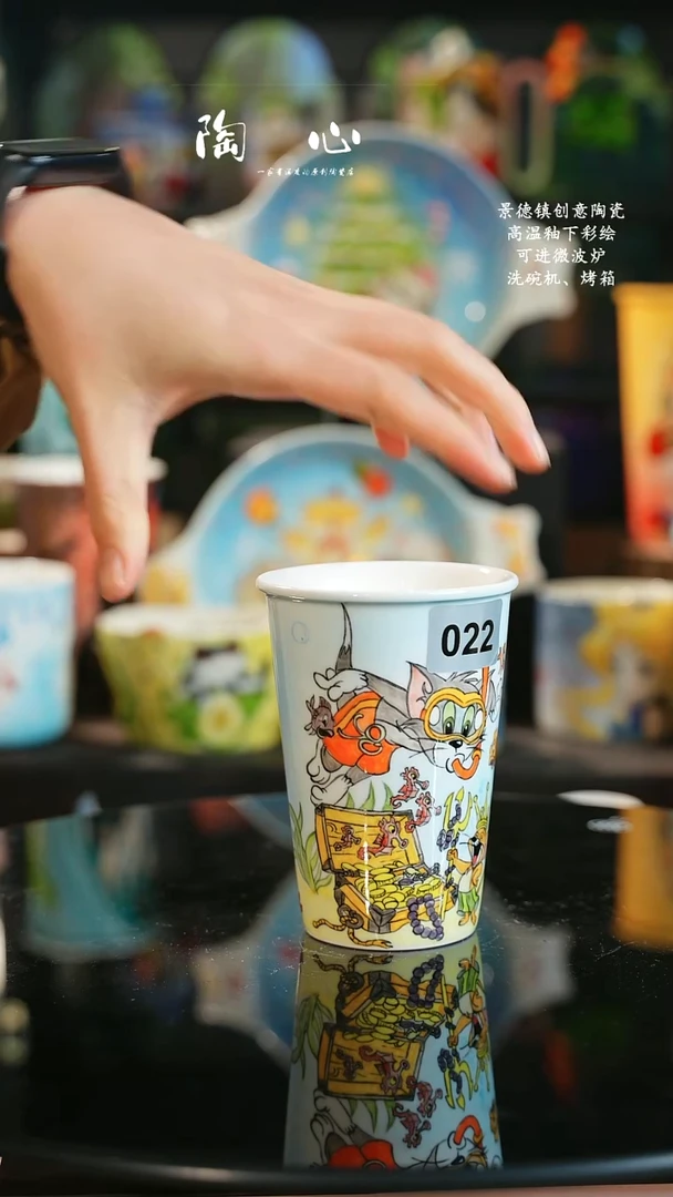 景德镇高温釉下彩纯手工手绘