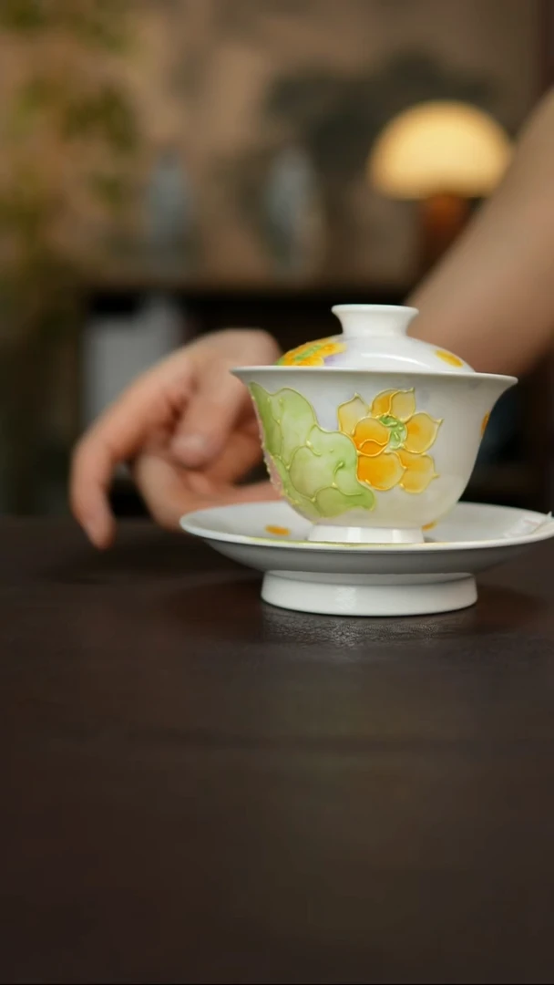 杯景德镇陶瓷杯碗柴烧多人
