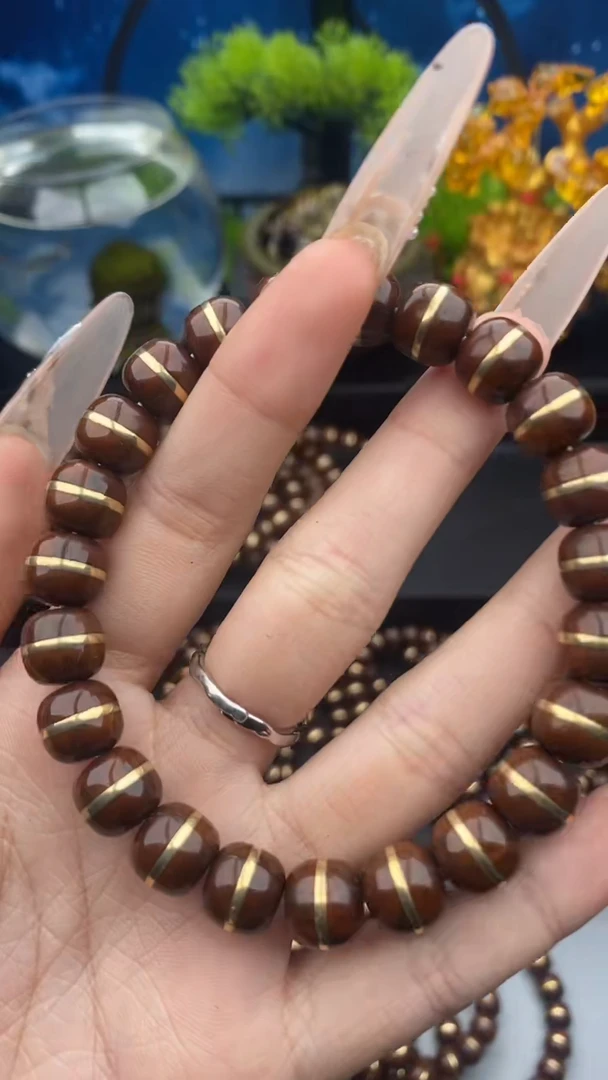 紫金鼠手串紫金鼠一线天二代6号