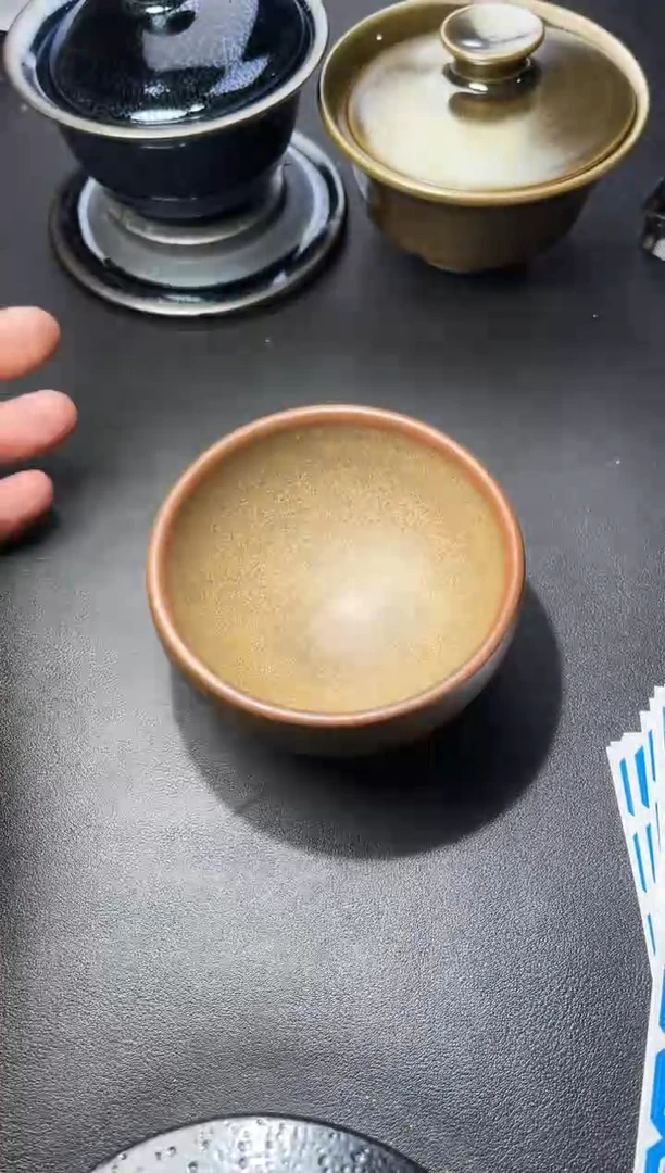 茶盏112叶紫建盏叶紫