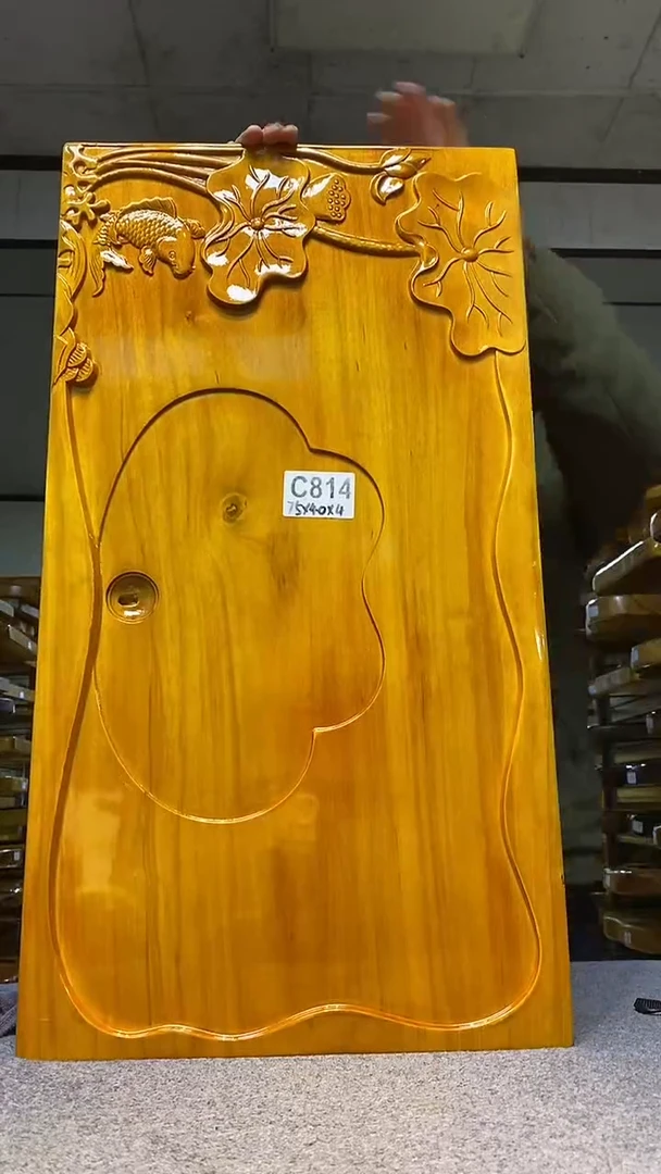 实木原木茶盘 一物一拍(不含配件）