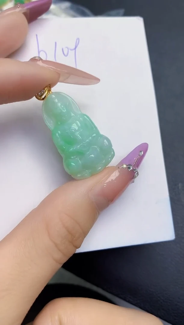 颈饰未镶嵌翡翠缅甸天然翡翠A货