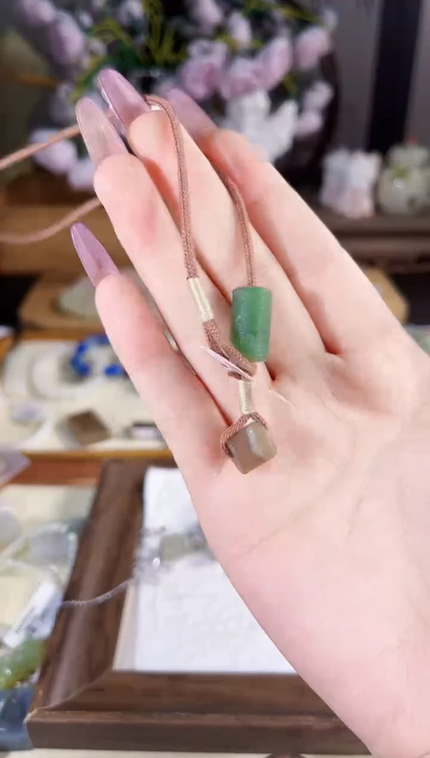 项链未镶嵌和田玉多样性发其一孤品默认微瑕