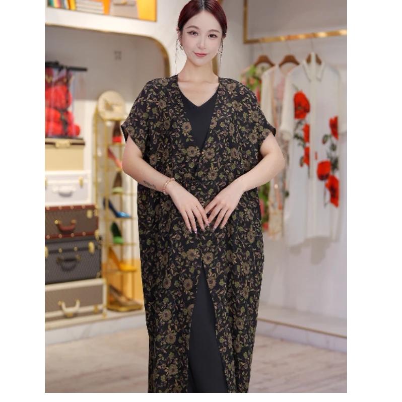 2025年夏季新款桑蚕丝连衣裙SL25160