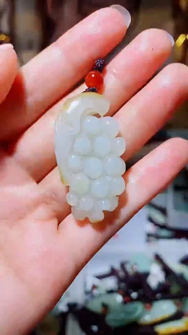 和田玉未镶嵌挂件1