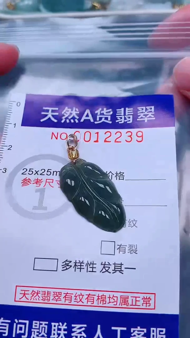 吊坠(不含链)未镶嵌翡翠1