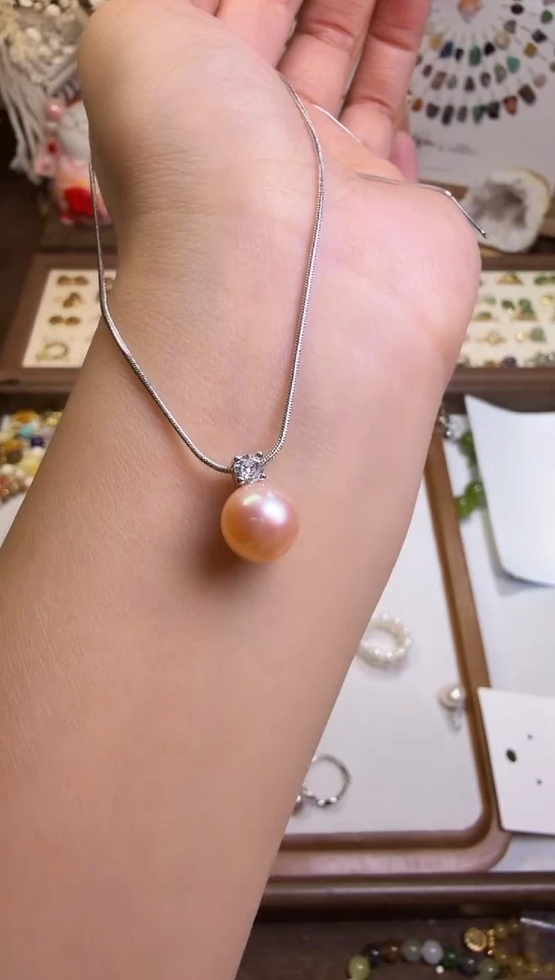 水晶摆件未镶嵌项链