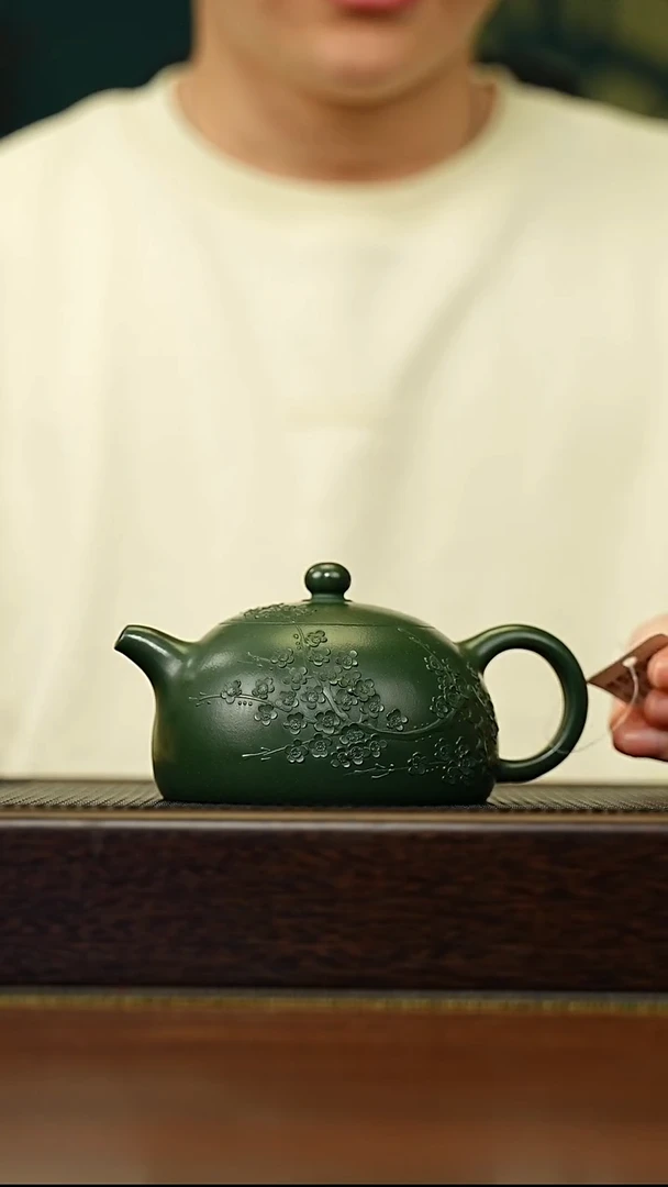 茶壶紫砂宜兴原矿 手工 紫砂壶容量300CC