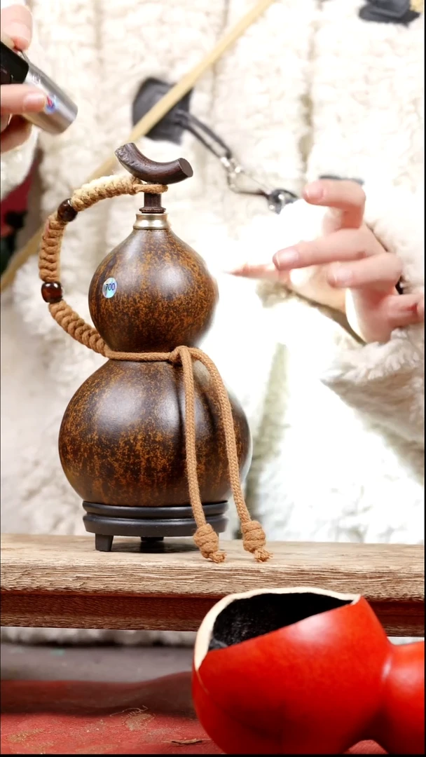 526号纯手工制作天然大漆真葫芦