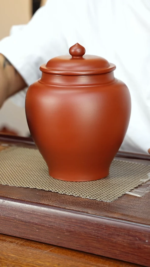 宜兴原矿紫砂茶叶罐