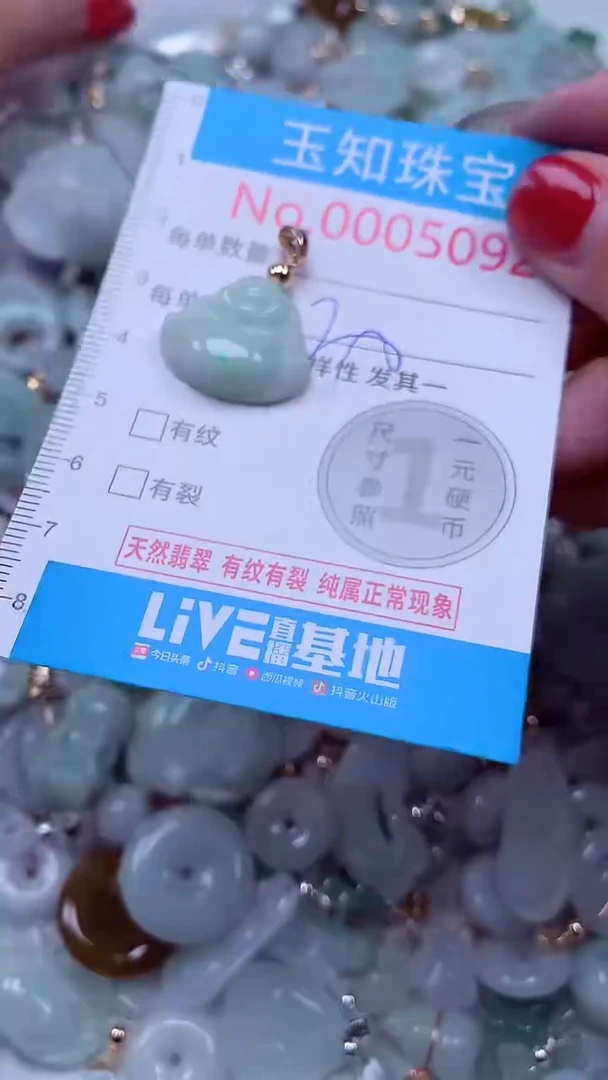 吊坠(不含链)未镶嵌翡翠5092
