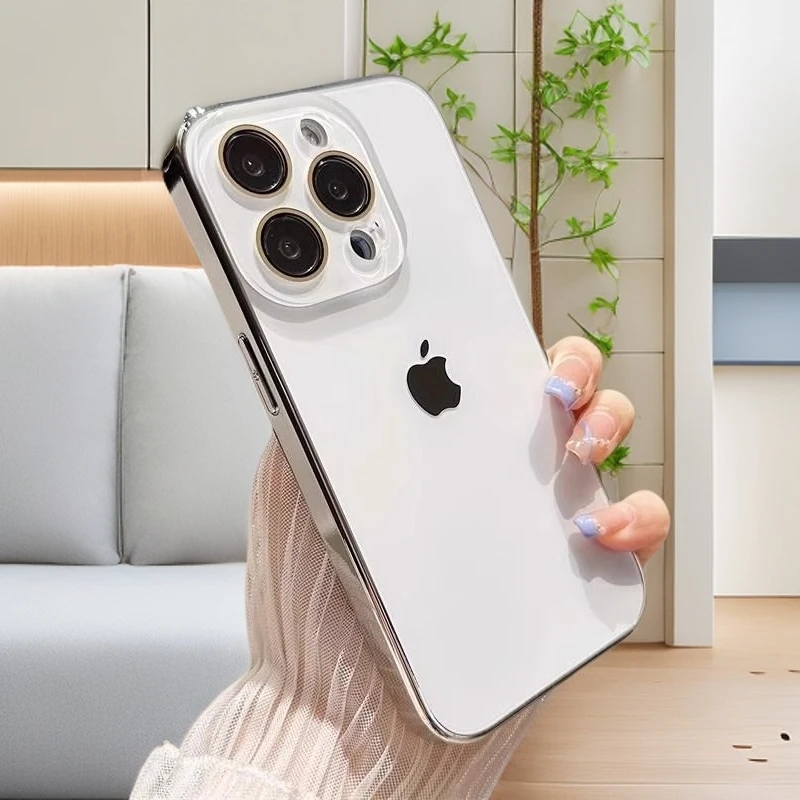 高级带镜头膜适用iPhone15手机壳14promax全包16纳米磨砂壳简约