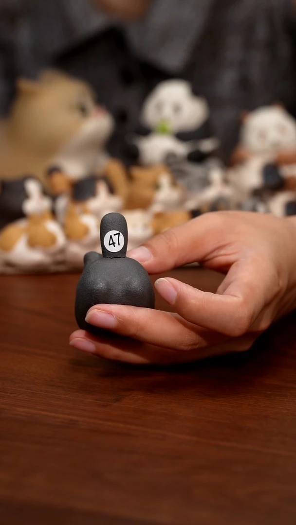 紫砂茶宠微瑕猫猫