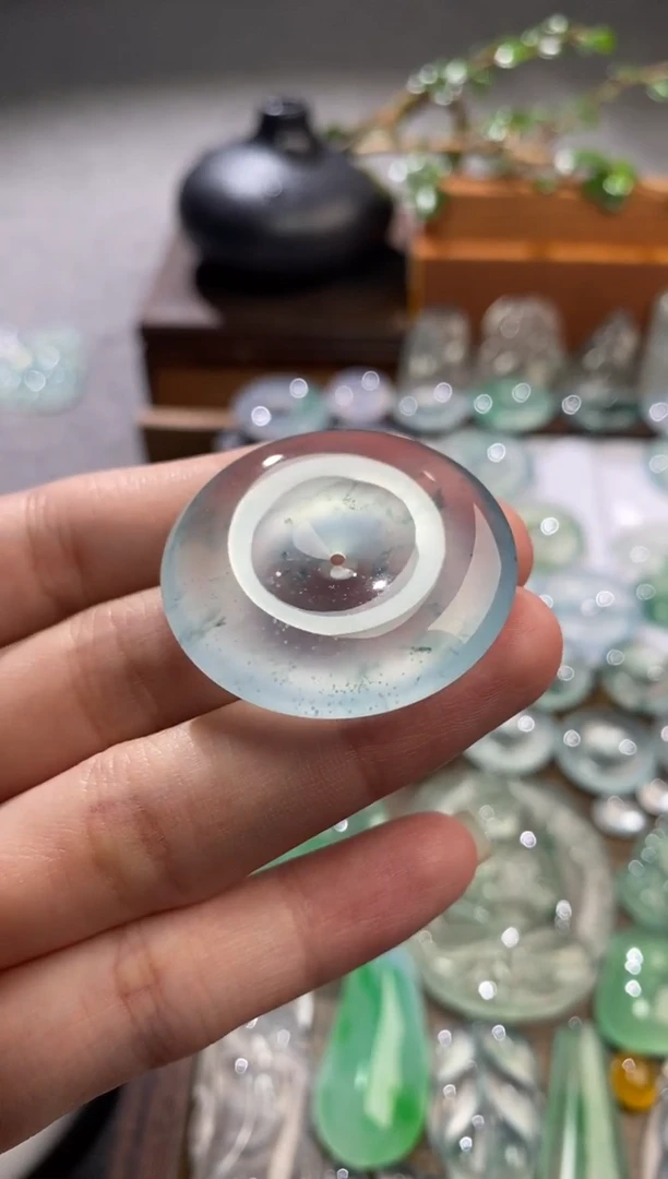 吊坠(不含链)未镶嵌翡翠扣子