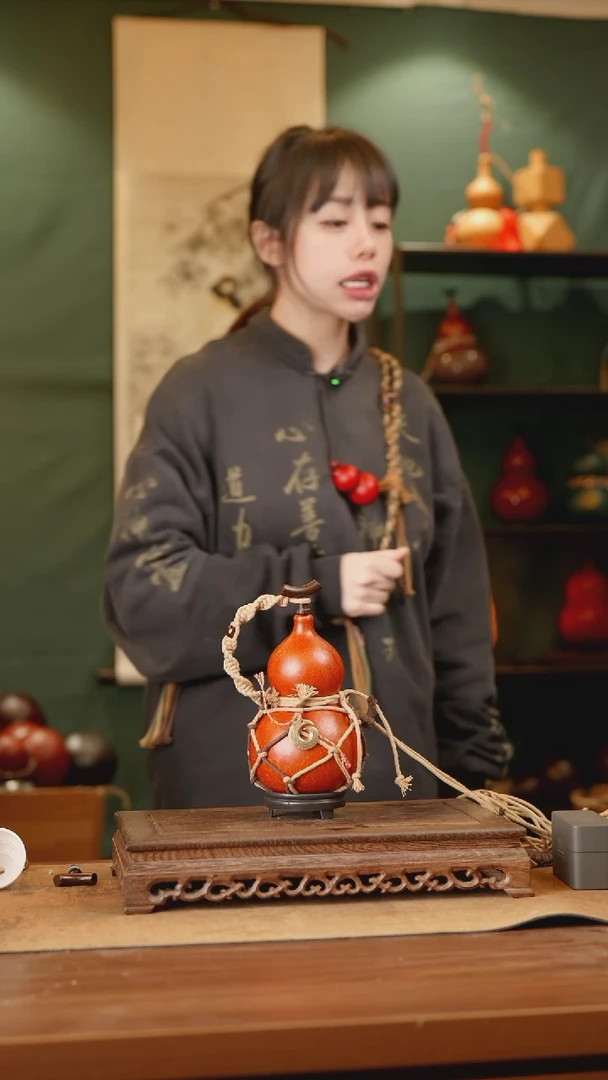 151号精品天然大漆酒葫芦一物一拍~