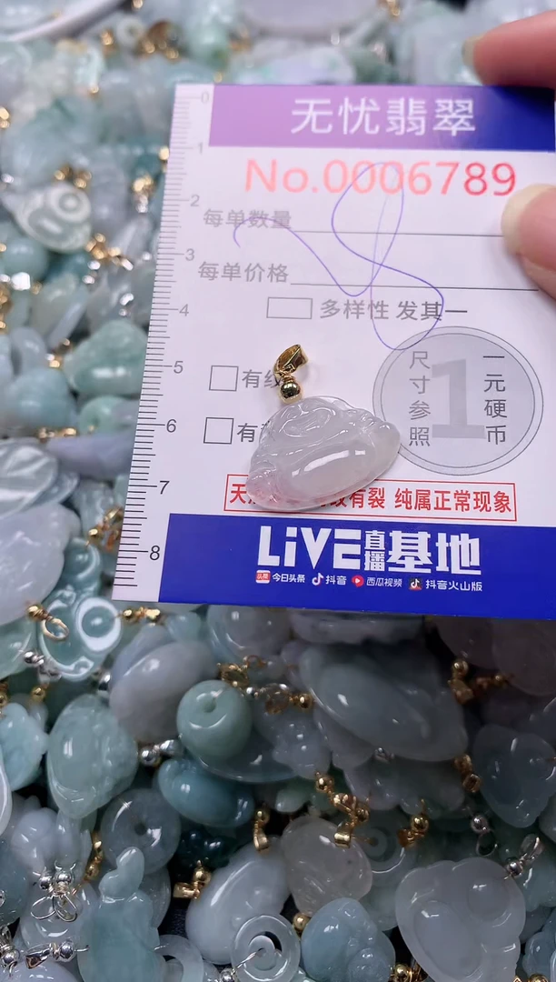吊坠(不含链)未镶嵌翡翠6789