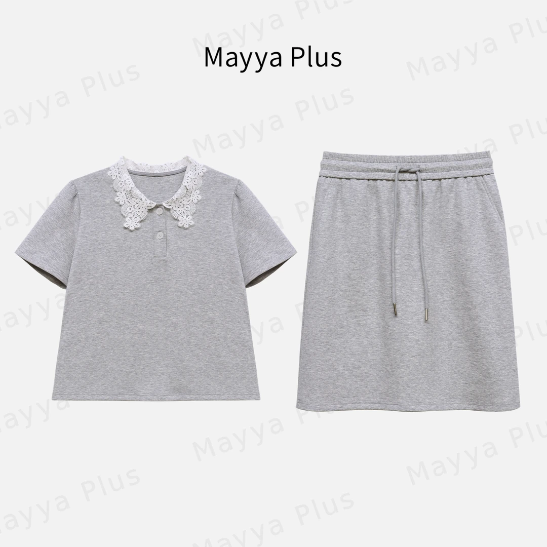 【剑桥日记】轻奢气质欧若风针织套装32526830AB