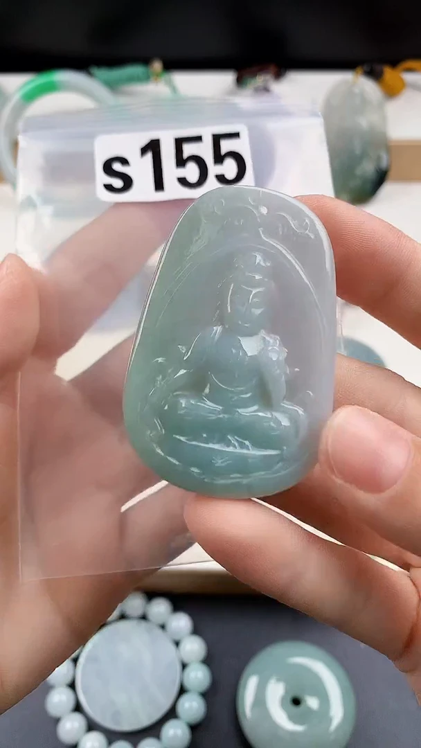 颈饰未镶嵌翡翠天然翡翠吊坠挂件