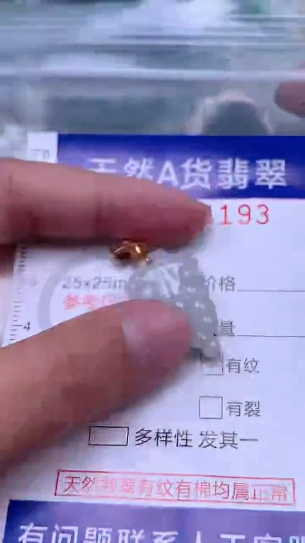 吊坠(赠链)未镶嵌翡翠1